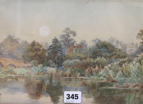 Watercolour, landscape, 20 x 28cm